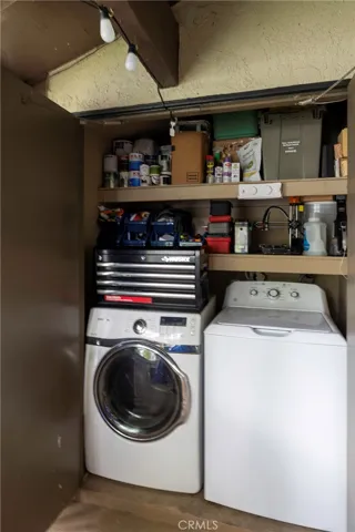Laundry Closet on Balcony