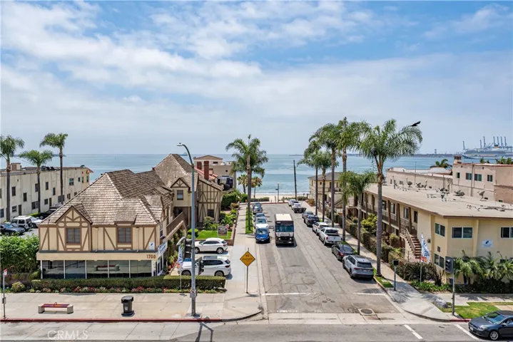 Views for days from the large covered balcony.