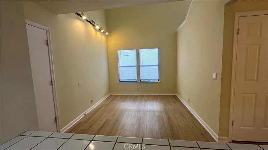 Dining room with newer floors