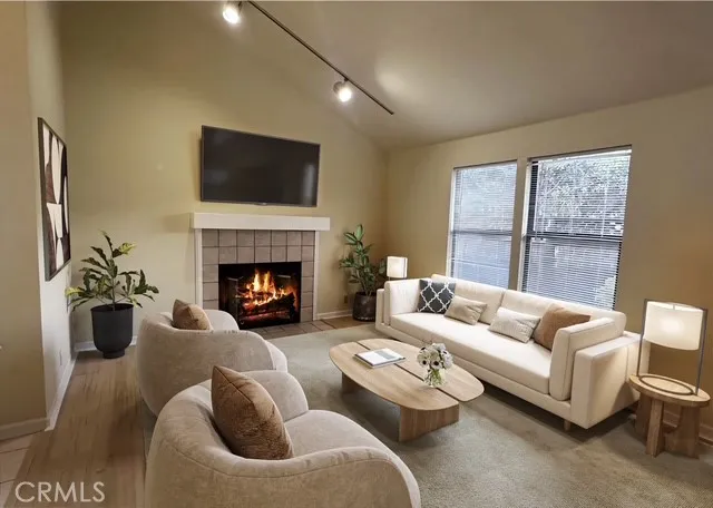 This is a staged picture of the living room.