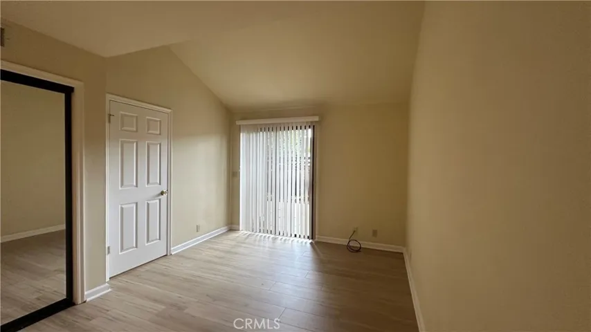 Downstairs 3rd bedroom with direct access to backyard. Great for roommates with separate entrance if needed. It also goes to great parking.