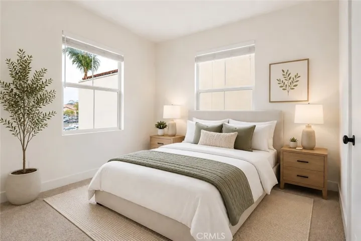 Virtually Staged 2nd Bedroom