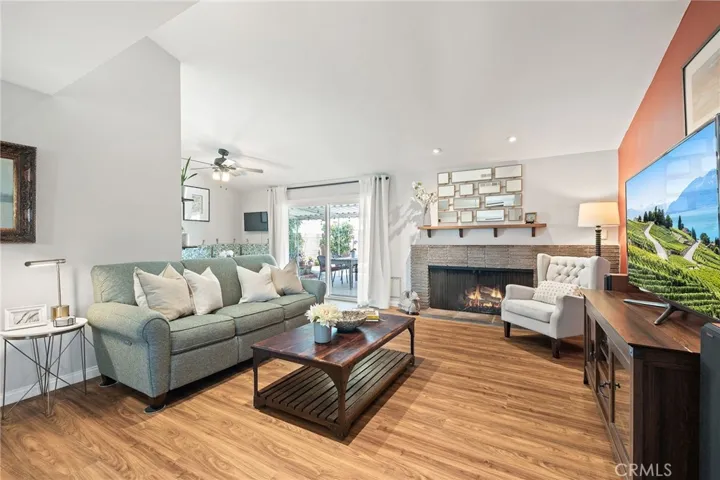 Open floor plan, boasting of high ceilings