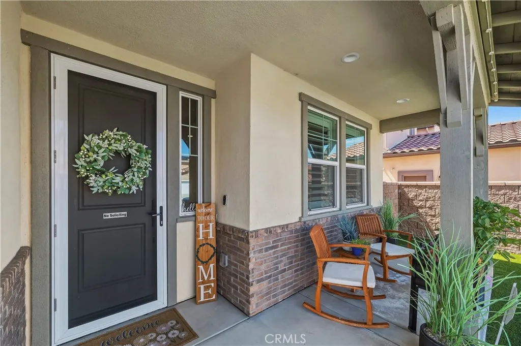 Covered front porch