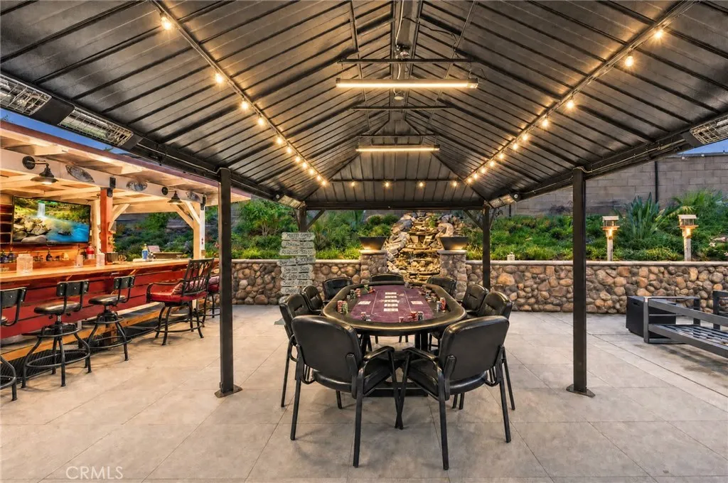 Backyard area.  Virtual enhancement