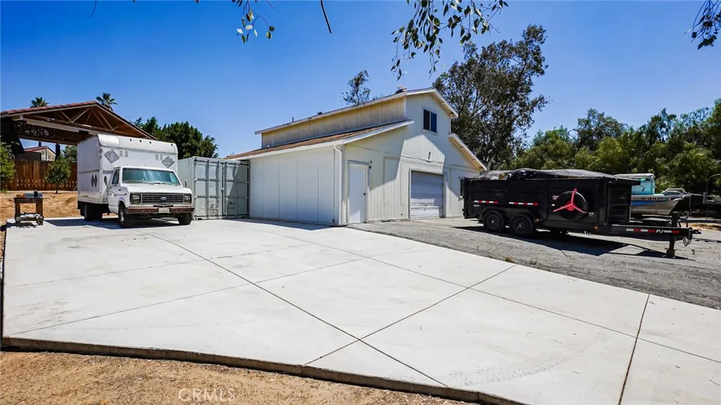 Barn House and New Concrete For RV Parking