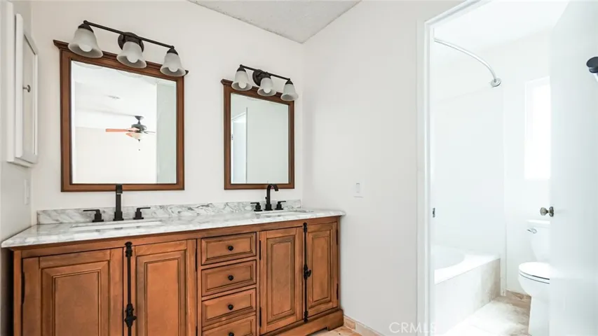 Main Bathroom with Dual Sink