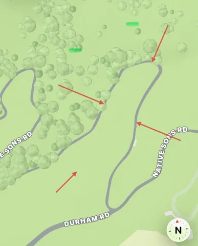 map showing general location of property. See parcel map for more detail.