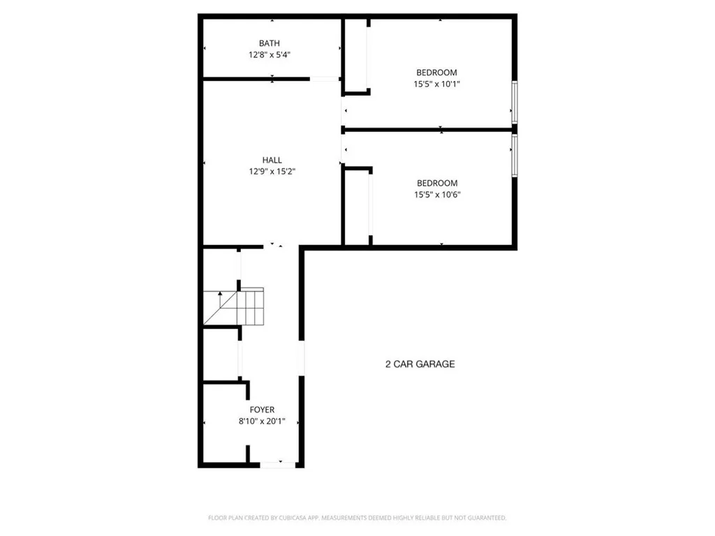 Garage-level entry with flexible access designed to allow separation into a private individual living space.