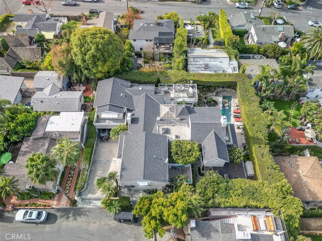 Aerial shot from Cuprien Way.