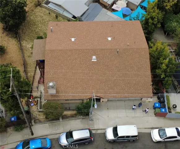 view of property from above
