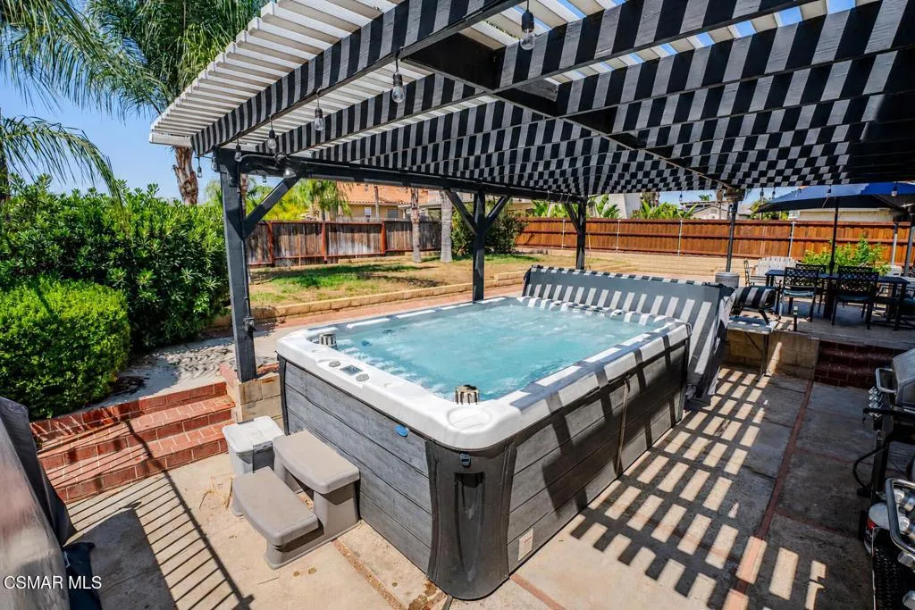 Backyard jacuzzi