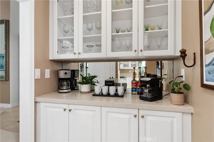 Coffee bar.