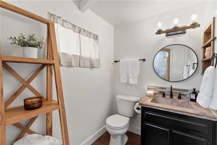 Has its own bathroom.
