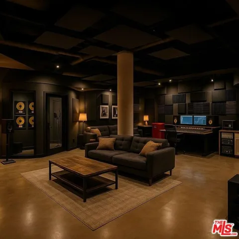 Recording Studio Rendering For
