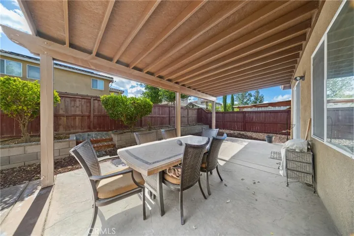 Patio from Backyard