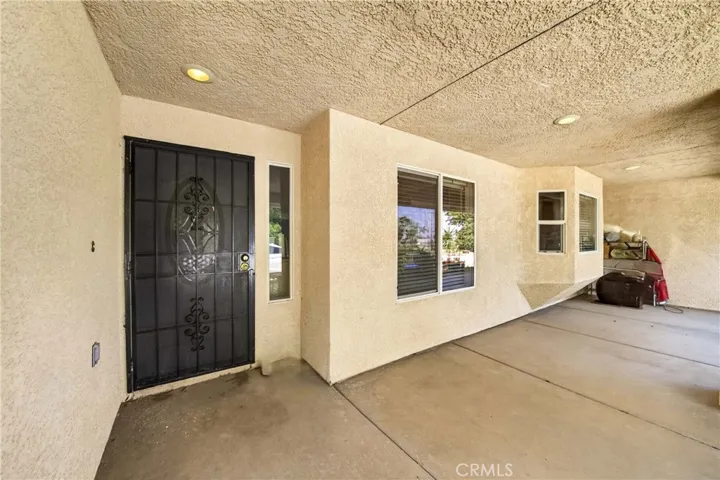 front door area.
