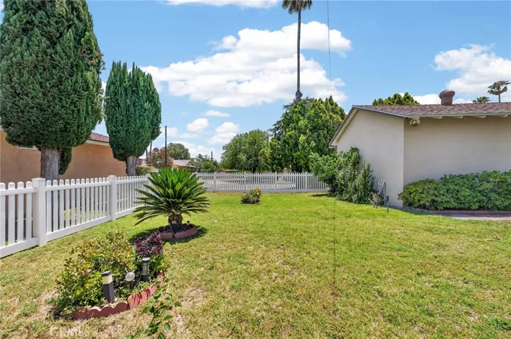 Large backyard