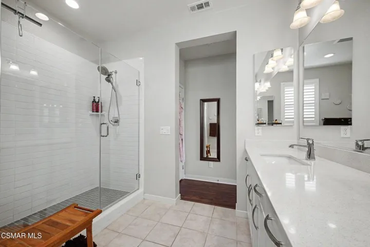 Primary bath spa shower