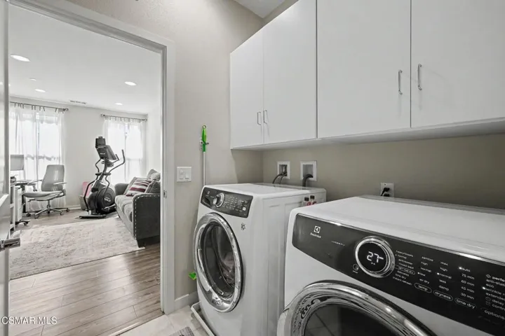 Upstairs laundry room