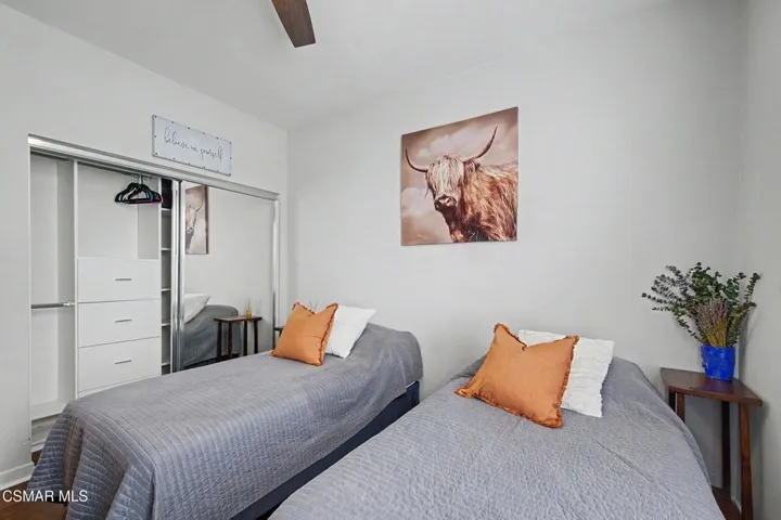 Closet systems in bedrooms