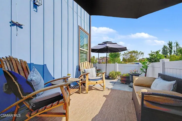 Private outdoor living area