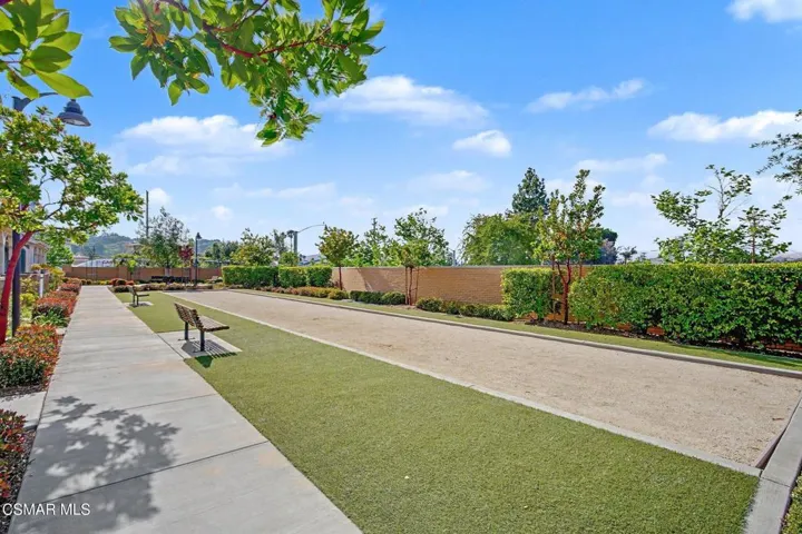Bocce ball court