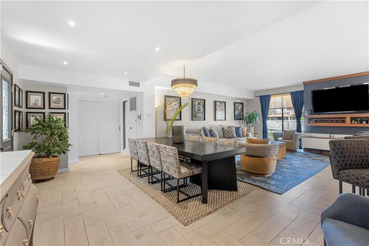 Dining and Living Room View