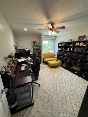 Bedroom #3 being used as an office.