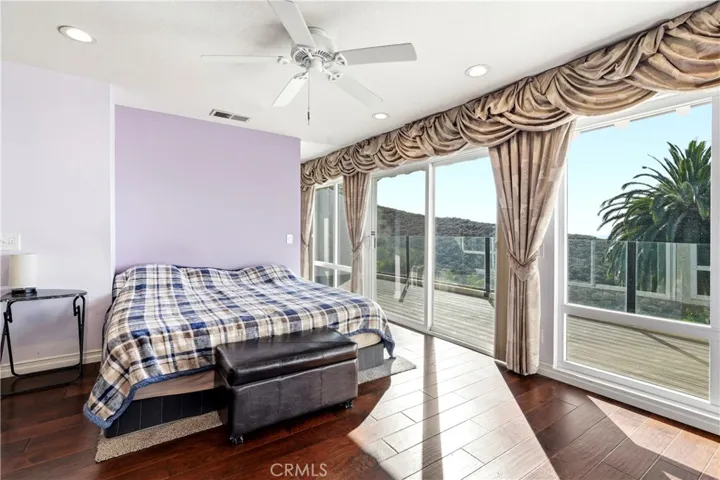 Master Bedroom. Don't forget to check out that VIEW.
