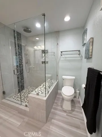 Master bath remodeled