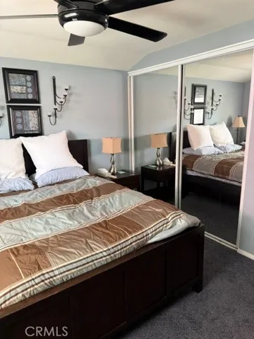 Bedroom with plenty of closet space