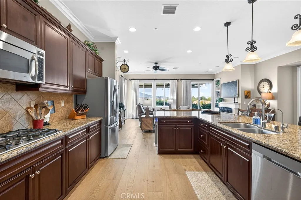 Stainless Steel Appliances and Cabinets Galore