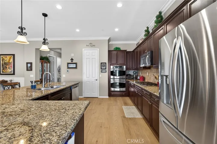 Kitchen is Spacious allowing multiple people to be preparing food at once