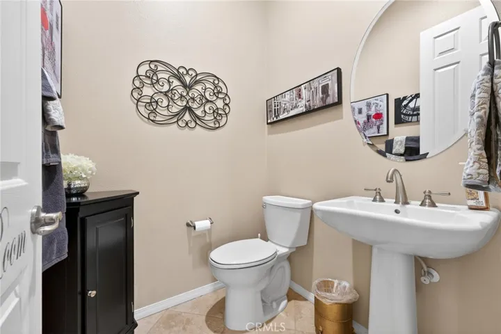 Powder Room with Pedestal Sink