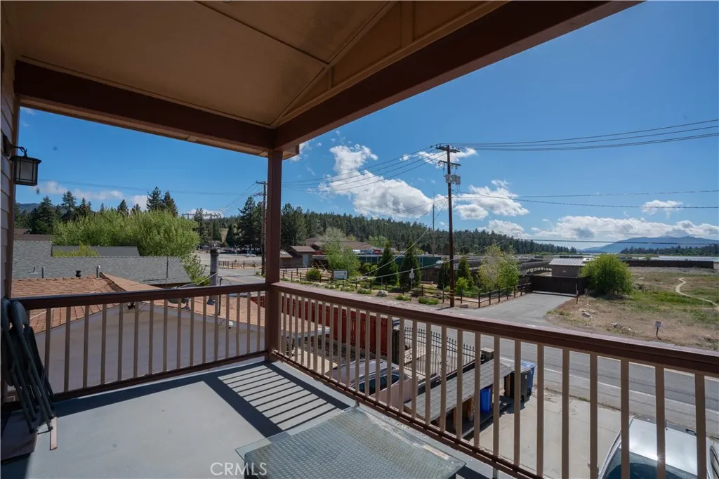 Master bedroom balcony