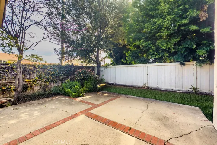 Backyard patio