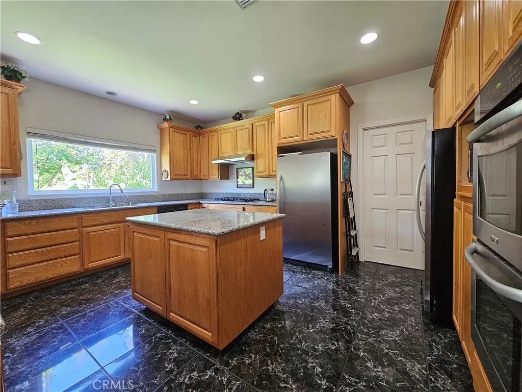 Kitchen with garden window