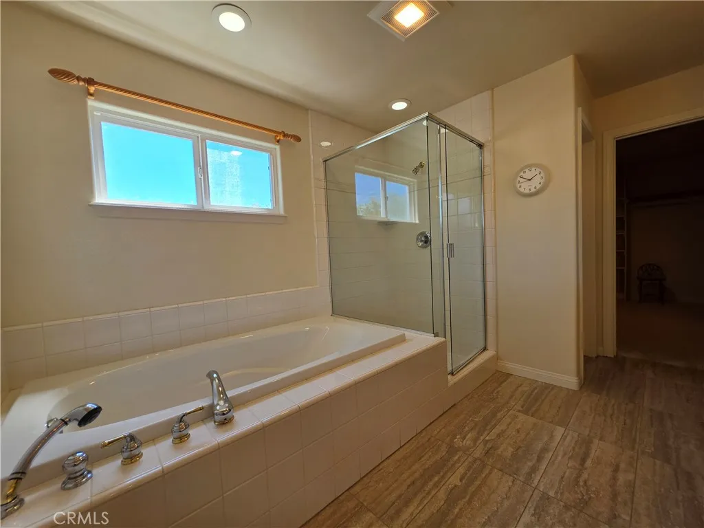 Primary Bathroom - tub and separate shower