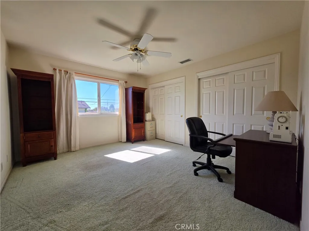 Upstairs bedroom #5 - or could be an office with double closets