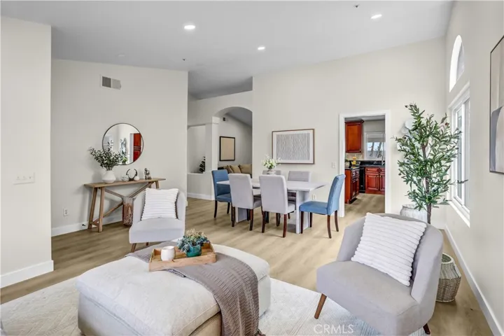 This open layout connects the living and dining areas beautifully, giving the home an easy, spacious flow.