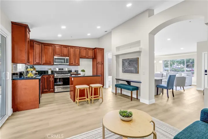 The family room connects nicely to the kitchen, making it easy to entertain or enjoy everyday living.