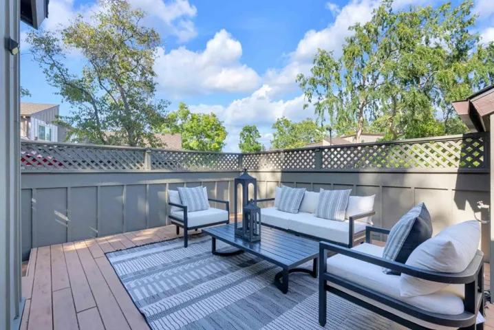 Patio with Decking and entertainment area