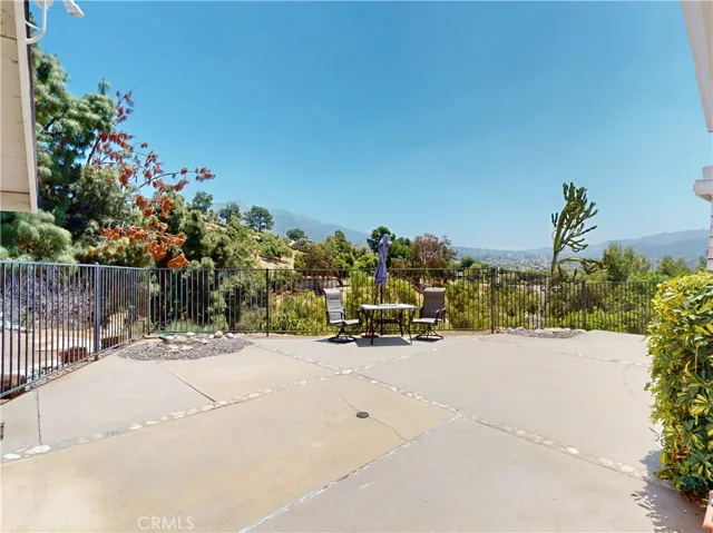 looking down driveway