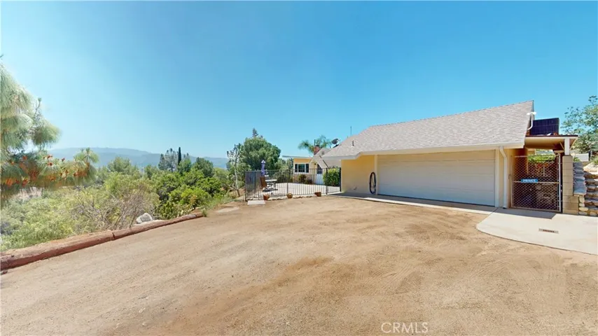 Driveway & Parking area and oversized garage