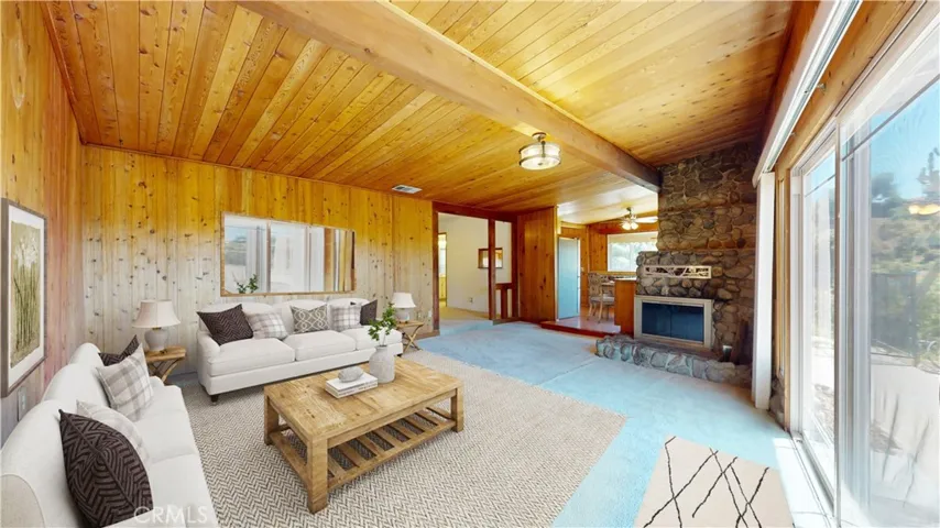 Living Room Virtually staged