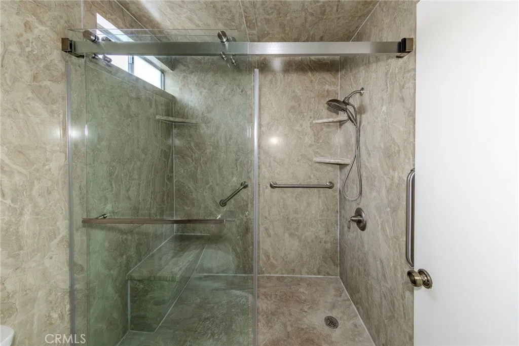 Updated european style shower.
