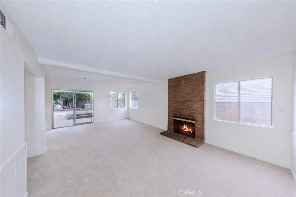A home with a fireplace is always a nice touch!