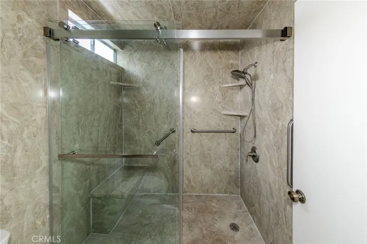 Updated european style shower.