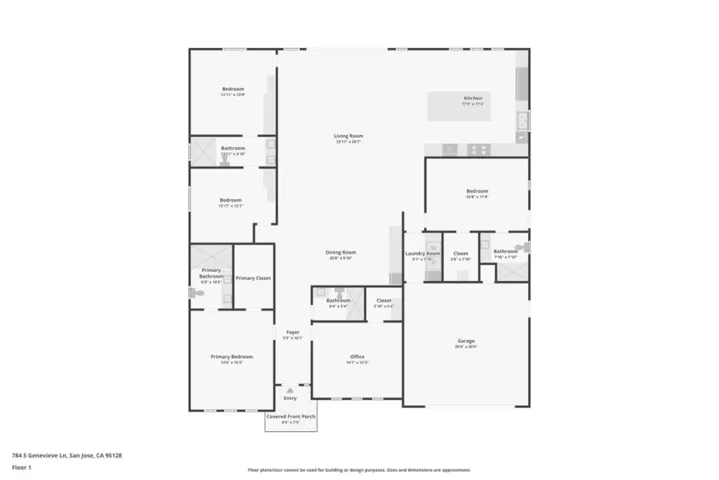 784 S Genevieve Lane, San Jose, California 95128